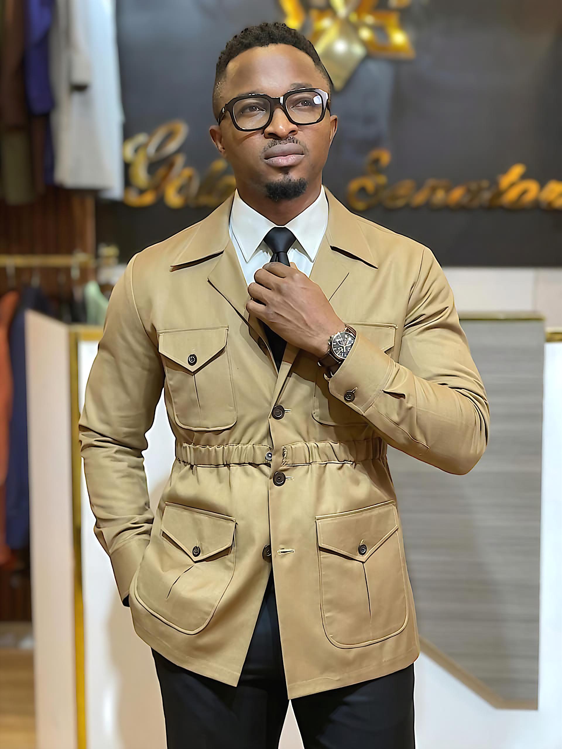 Surchemise saharienne camel